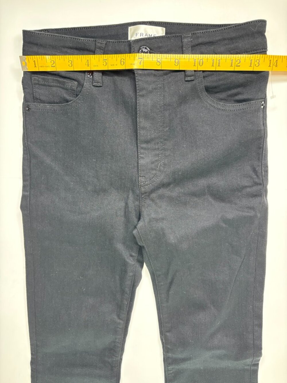 FRAME Reboot High Rise Bootcut Jeans – Black – Size 27 – NWT Soft Stretch Denim - Picture 5 of 14
